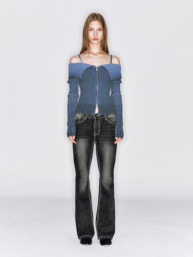 Thick Stitch Jean_Black - ASURA - Modalova