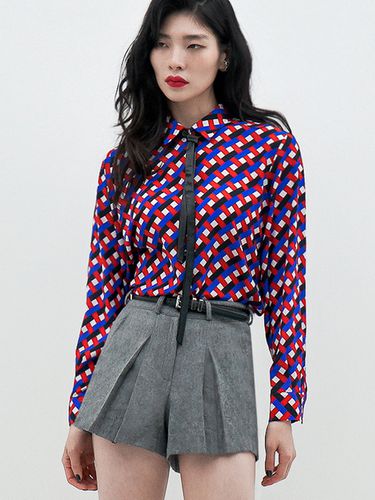 Graphic Patterned Print Shirt - UNTAGE - Modalova