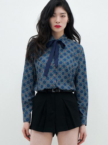 Retro C Block Print Shirt - UNTAGE - Modalova