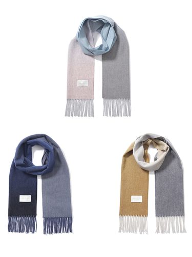 Aurora Lambs Wool Scarf _ 3 Colors - White Project - Modalova