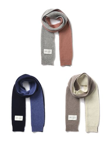 Minos Lambs Wool Scarf _ 3 Colors - White Project - Modalova