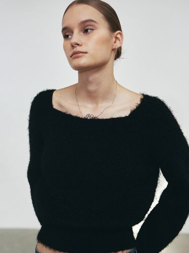 Basic Pullover Knit - Black - NICK&NICOLE - Modalova