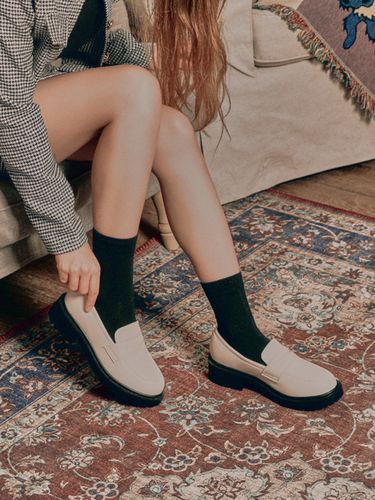 Round Toe Chunky Penny Loafer Mond - CUSTOMADE WOMAN - Modalova