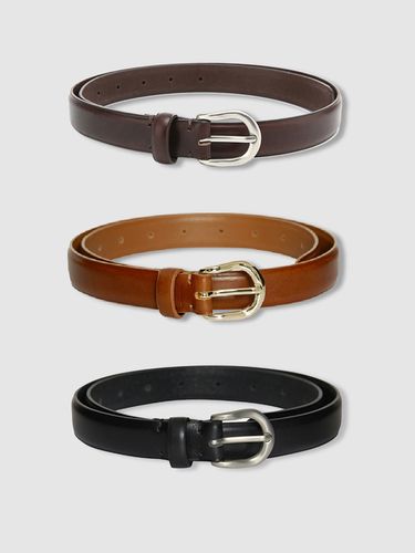 Baengnokdam Leather Belt_3 Colors - AND YOU - Modalova