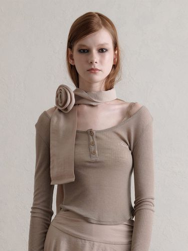 Rose Scarf_Beige - Hetit - Modalova