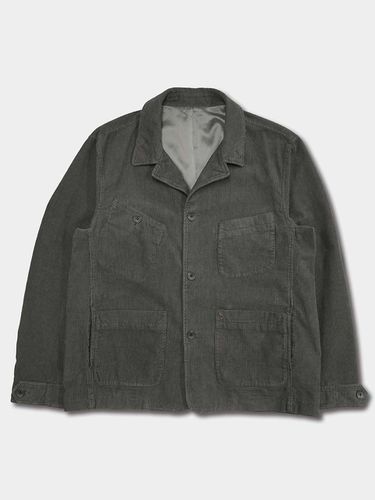 Corduroy Asymmetric Pocket Jacket - birbante - Modalova