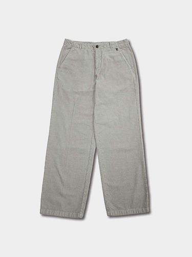 Corduroy Wide Pant - Fog - birbante - Modalova