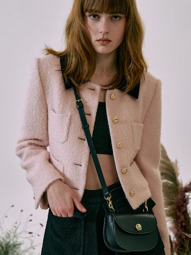 Fournaby Velvet Jacket - Pink - ANGELO BIANCO - Modalova