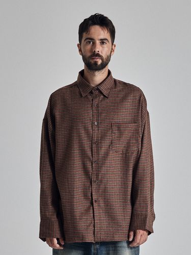 Western Plaid Oversized Shirt - OTHERFITS - Modalova