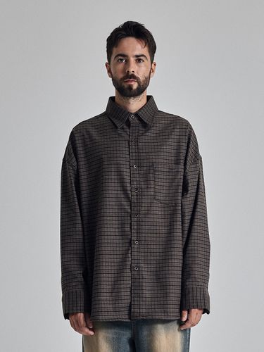 Western Plaid Oversized Shirt - OTHERFITS - Modalova