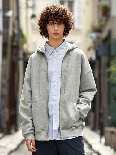 Authentic Oversized Basic Hooded Zip-up - Fluke - Modalova