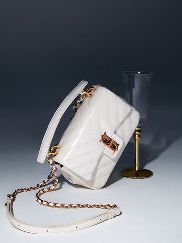 Mignon Mini Crossbody Bag White - J.ESTINA - Modalova