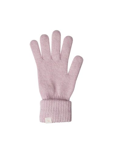 Finger Hole Basic Gloves_Pink - J.ESTINA - Modalova