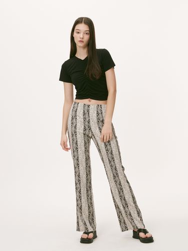 Sieste Print Pants_Black - ASURA - Modalova