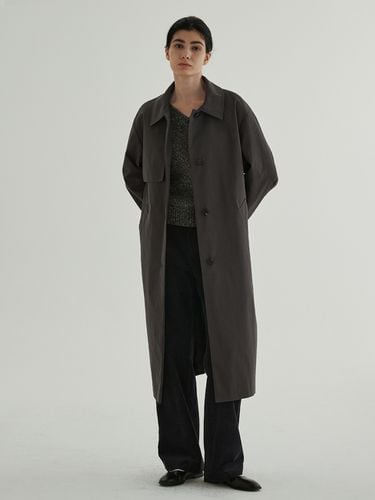 Mac Trench Coat - Charcoal - STEP AROUND - Modalova