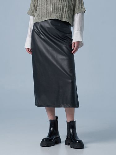 Side Slit Long Skirt _ Black - SPERONE - Modalova