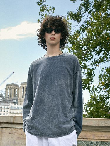 Snow Washing Pigment Long Sleeve T-shirt - Fluke - Modalova