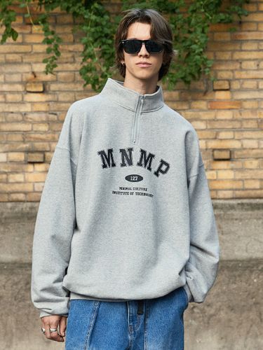 MNMP Half Zip Up Sweatshirt (4 Color) - MINIMAL PROJECT - Modalova