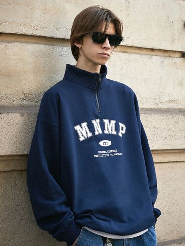 MNMP Half Zip Up Sweatshirt (4 Color) - MINIMAL PROJECT - Modalova