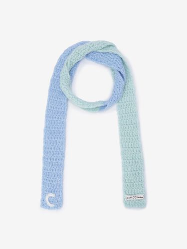 Color Block Knit Scarf_Blue - CC collect - Modalova