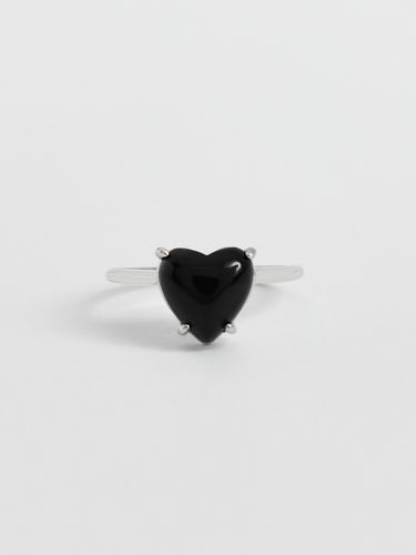 Petite Heart Ring_Black - viollina - Modalova