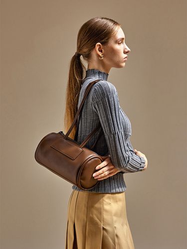 Rouen Shoulder Bag_Brown - moiqui - Modalova