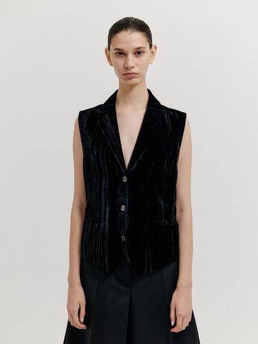 XI Buttoned Vest - Black - EENK - Modalova