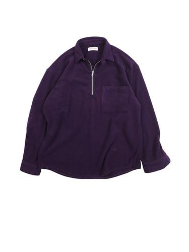 Fleece Pullover - Dark Purple - SENTIBONES - Modalova