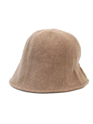 Simple Wool Bucket Hat - Beige - Universal chemistry - Modalova