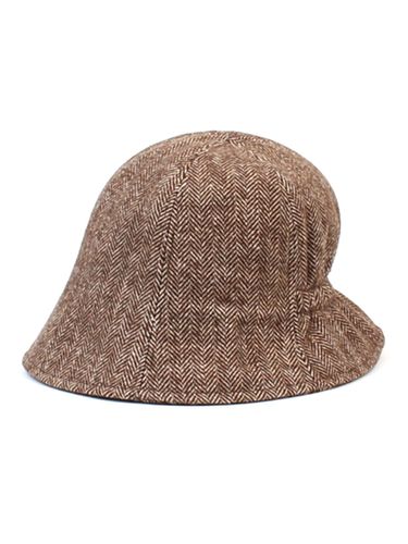 Herringbone Wool Bucket Hat - Beige - Universal chemistry - Modalova