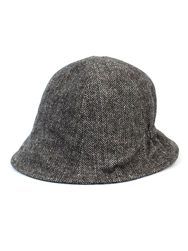 Herringbone Wool Bucket Hat - Black - Universal chemistry - Modalova