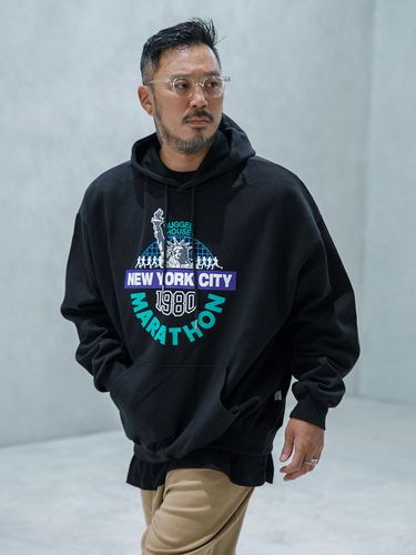 New York City Marathon Oversized Hoodie - RUGGED HOUSE - Modalova