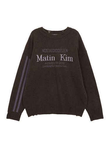 Matin Sleeve Line Knit Pullover - Matin Kim - Modalova