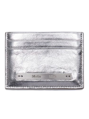 Vintage Card Wallet_Silver - Matin Kim - Modalova