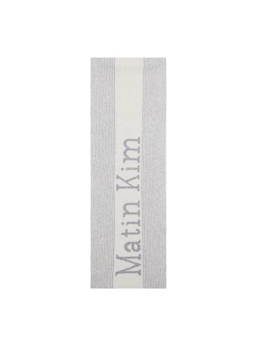 Matin Stripe Scarf_White - Matin Kim - Modalova