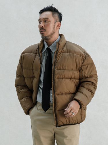 Semi-Oversized Fit Minimal Puffer Jacket _ - RUGGED HOUSE - Modalova