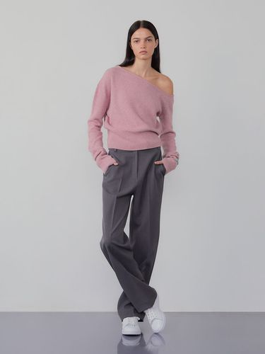 One-shoulder Wool-blend Sweater - INSTANTFUNK - Modalova