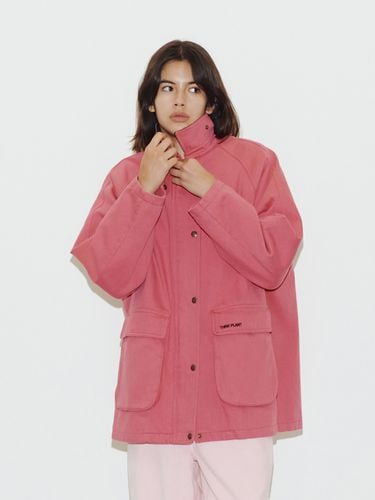 Cotton Padded Coat_Pink - THINK PLANT - Modalova