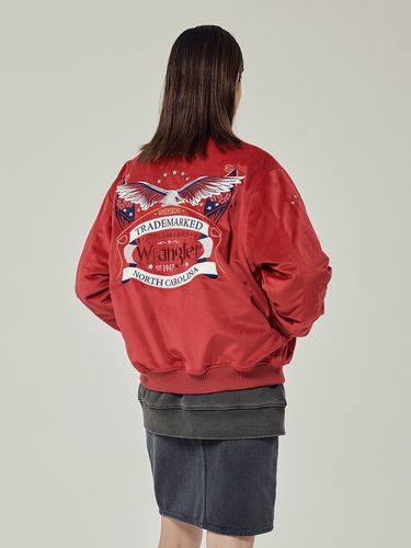 Standard Velvet Bomber Jacket - Red - Wrangler - Modalova