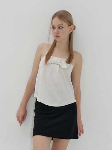 Sweety Ribbon Tube Top_Off White - KINDABABY - Modalova