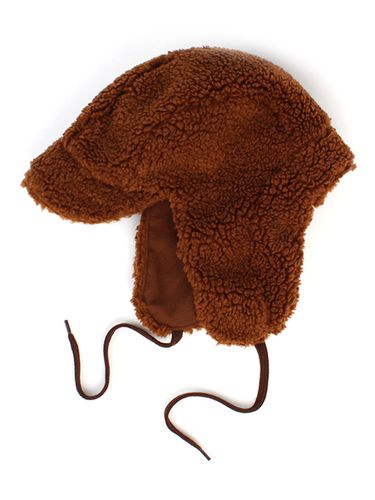 Fleece Earflap Hat - Brown - Universal chemistry - Modalova