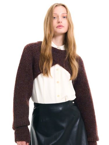 Hachi Bolero Pullover_Brown - GENERAL IDEA - Modalova