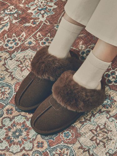 Platform Fur Slipper Nina - CUSTOMADE WOMAN - Modalova