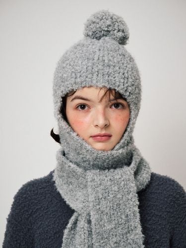 Boucle Balaclava Scarf_Grey - FUNFROMFUN - Modalova