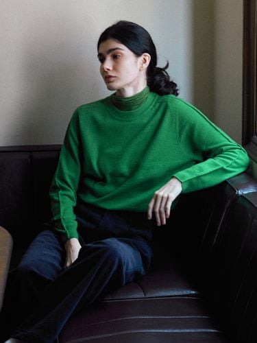 Whole Garment Fine Wool Sweater _ - STEP AROUND - Modalova