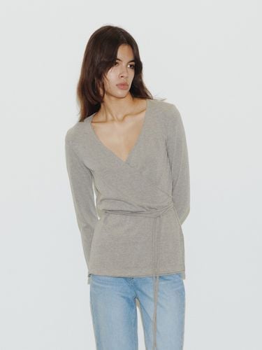 Wrap Top_Beige - THINK PLANT - Modalova