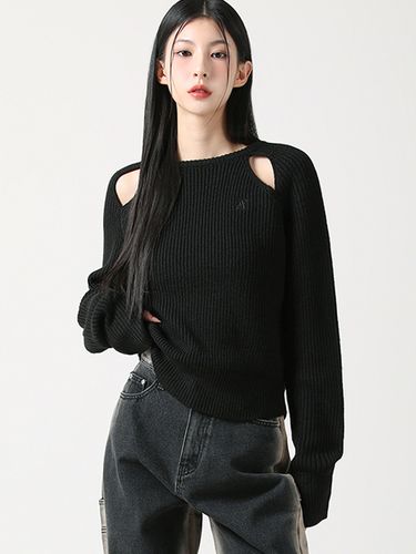 Ribbed Cut-Out Knit 5 colors - AVANDRESS - Modalova