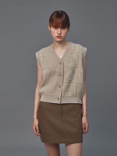 Button Knit Vest - Lemme - Modalova