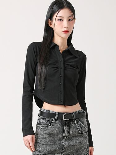 Ribbon Tweed Crop Jacket (Black) - AVANDRESS - Modalova