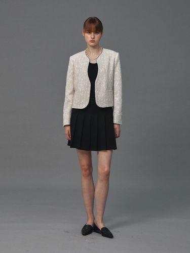 Collarless Tweed Jacket - Lemme - Modalova